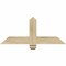 Ekena Millwork Eugene Rough Sawn Timber Gable Bracket, Douglas Fir, 36"W x 15"H x 2"D x 4"F, 10/12 Pitch GBW036X15X0204EUG00RDF - alternate 1